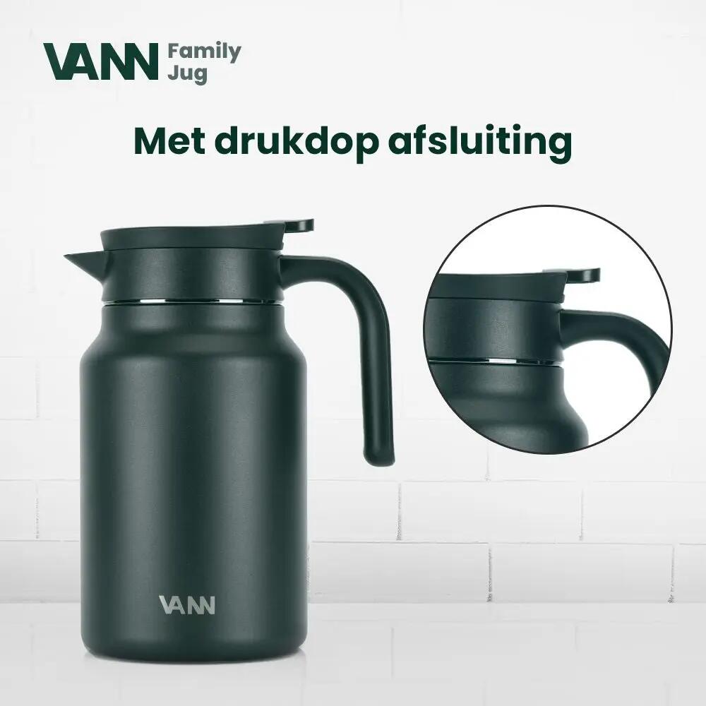 RVS thermoskan - Family Jug 1,5 L - Dark Forest 6/8