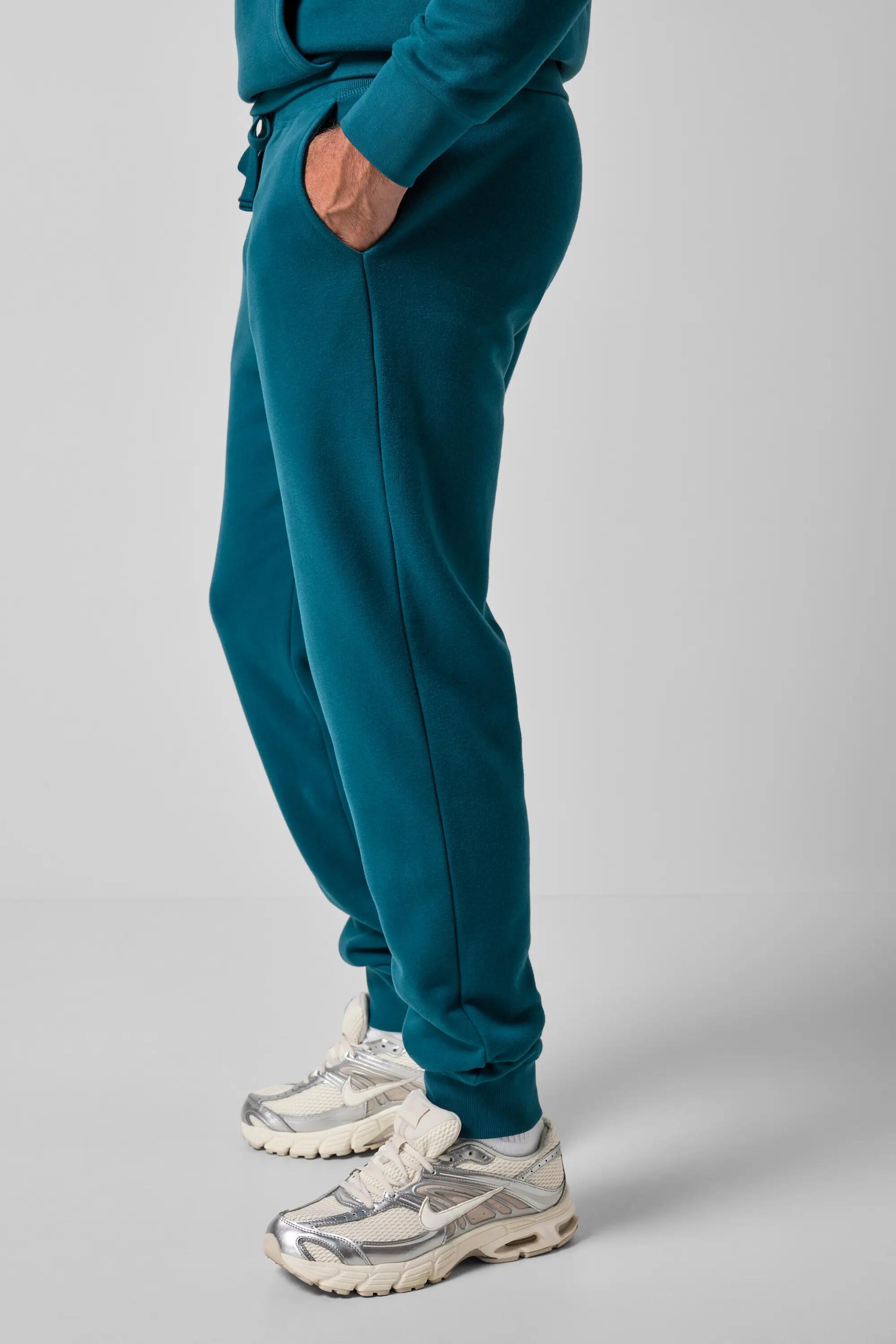 Heren Sweatpants met tunnelkoord moderne pasvorm 3/6