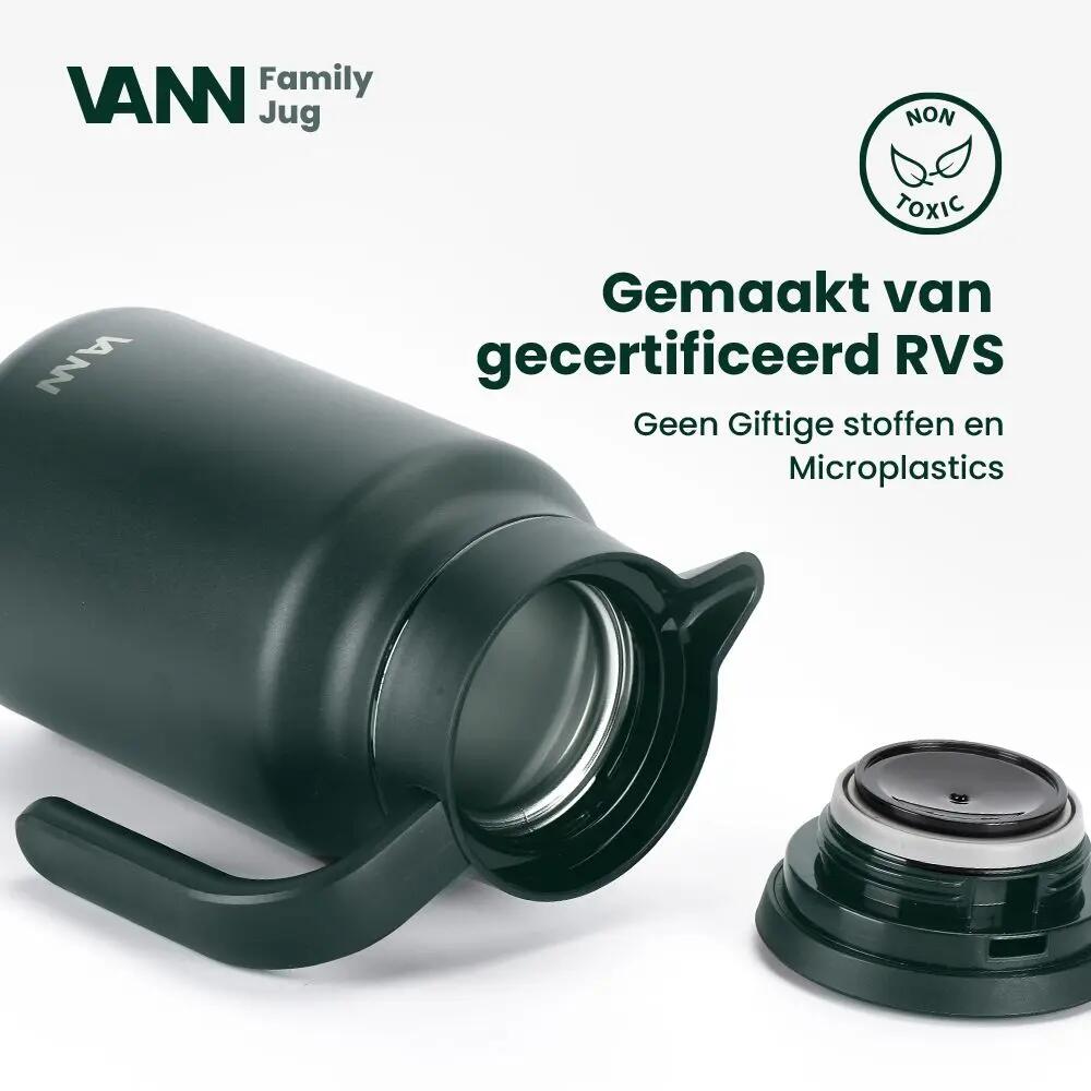 RVS thermoskan - Family Jug 1,5 L - Dark Forest 5/8
