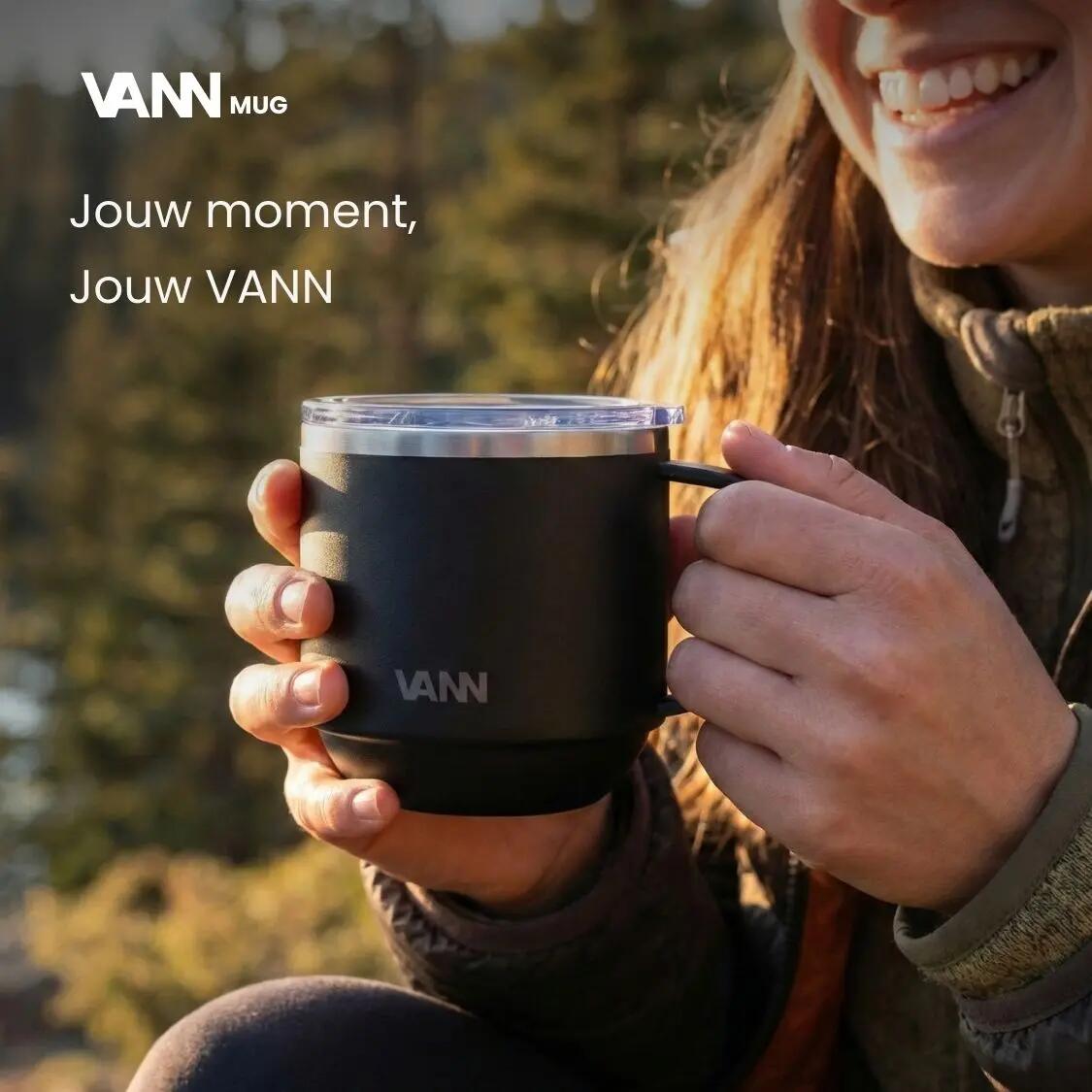 Thermosfles - Camping - Unisex - VANN Mug 330 ml - RVS 9/10