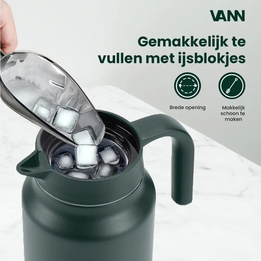 RVS thermoskan - Family Jug 1,5 L - Dark Forest 3/8