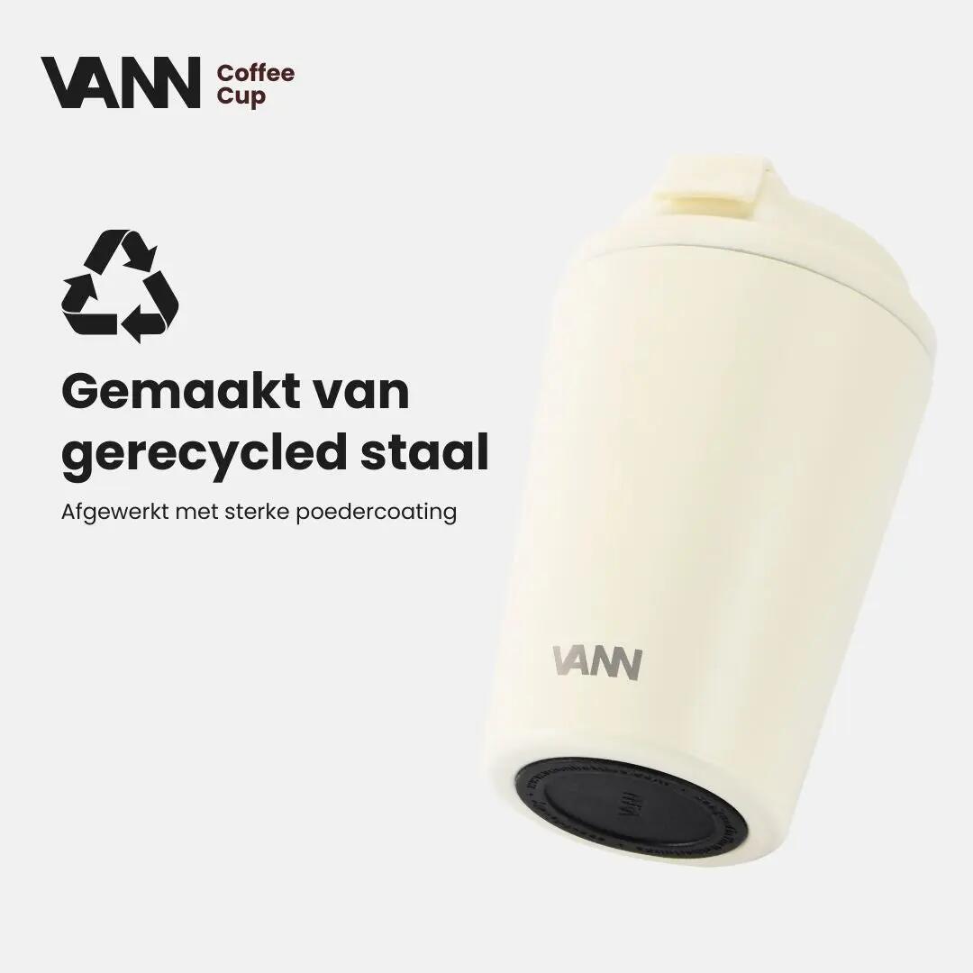 RVS koffiebeker to go - Koffiebeker 350 ml - Oranje 6/9