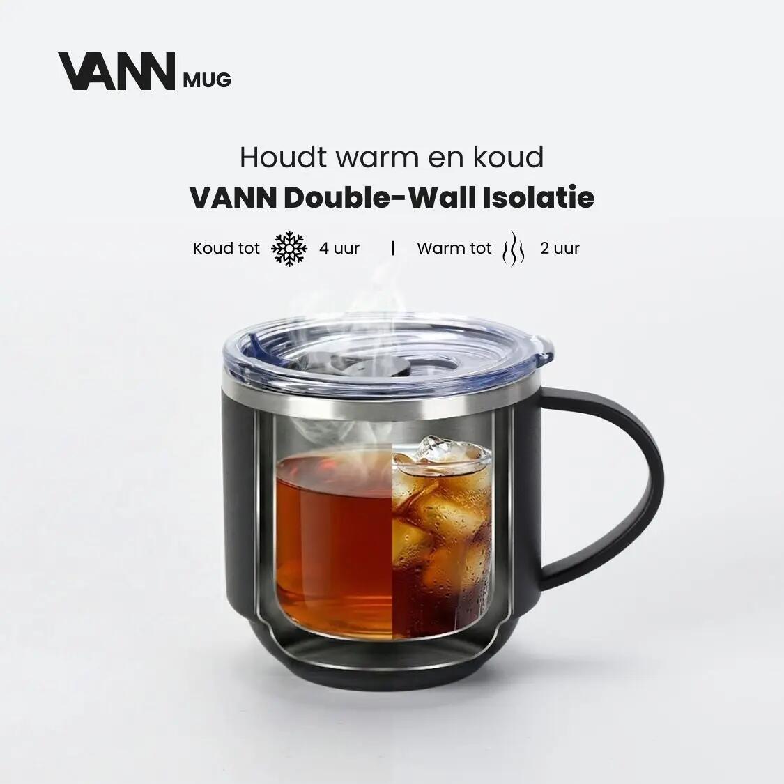 Thermosfles - Camping - Unisex - VANN Mug 330 ml - RVS 5/10