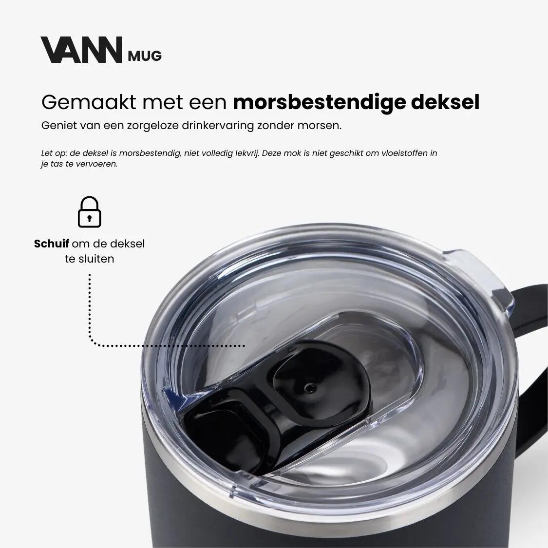 Thermosfles - Camping - Unisex - VANN Mug 330 ml - RVS 4/10