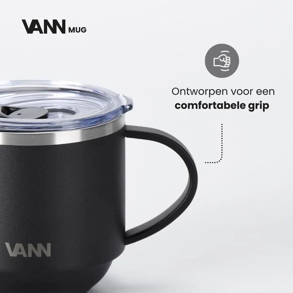 Thermosfles - Camping - Unisex - VANN Mug 330 ml - RVS 3/10