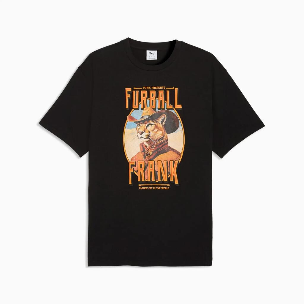 Мъжка спортна тениска Puma GRAPHIC CAT COWBOY RELAXED