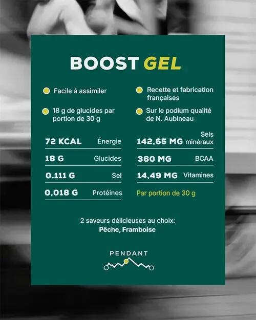 Energiegel eenheidsdosis boost gel perziksmaak - 30 g 5/5