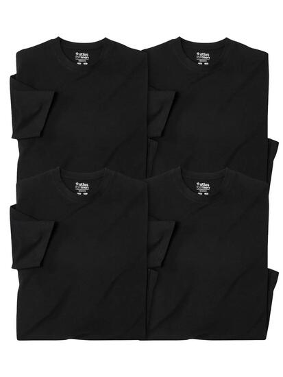 Lot de 4 Tee-Shirts manches courtes col rond