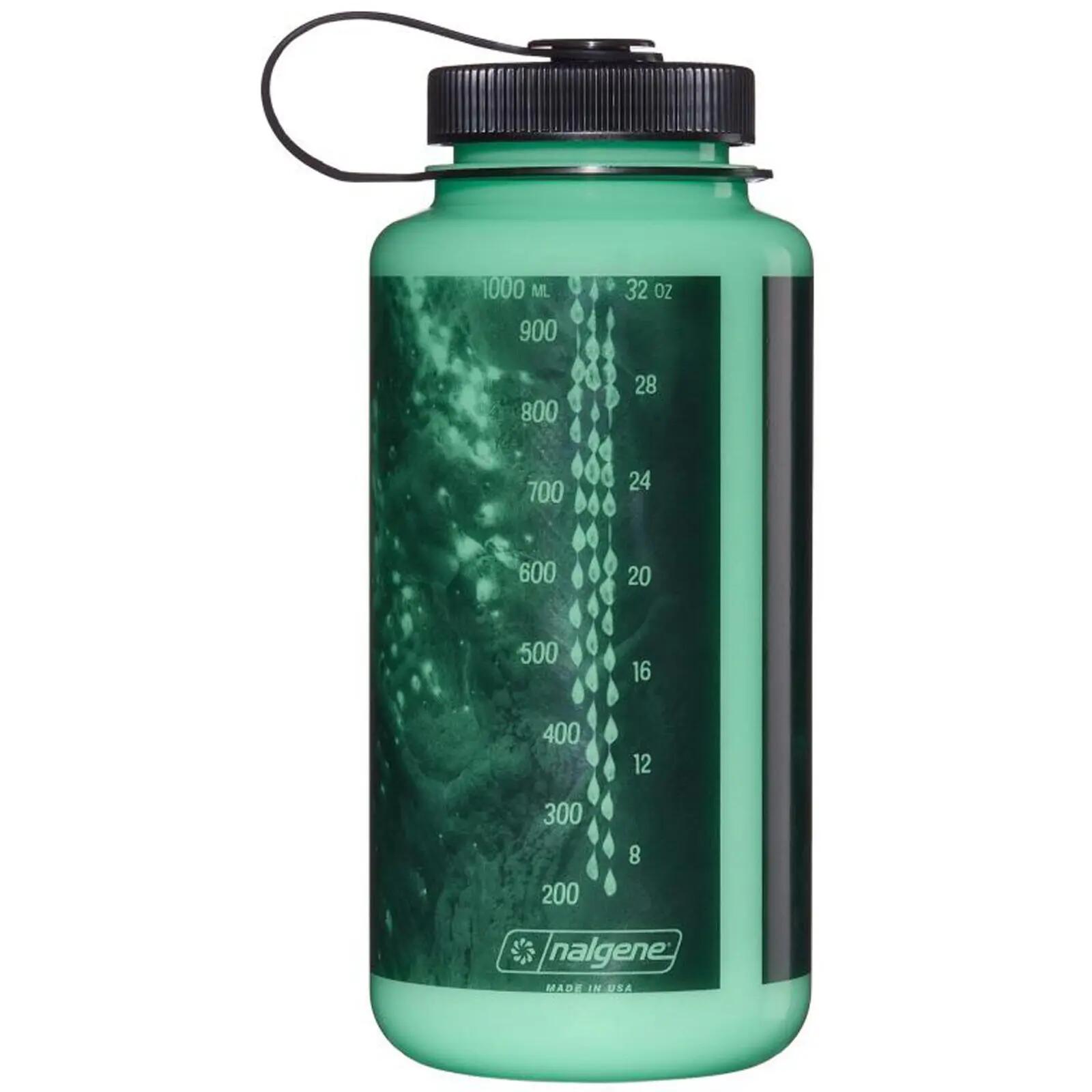 Trinkflasche Weithals Glow Sustain 1 Liter schwarz-worms 2/7