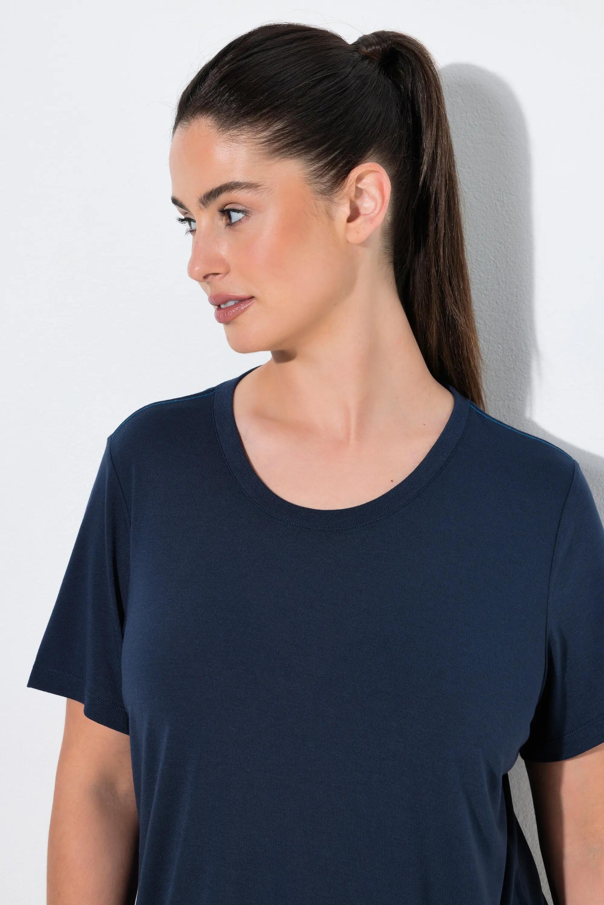 Damen Funktions-Shirts 2er-Pack antibakteriell Rundhals Halbarm 3/5