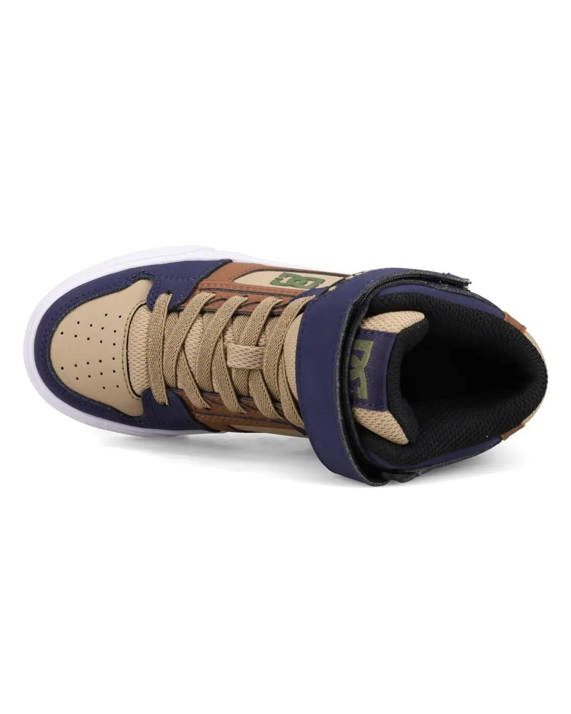 Chaussures en cuir montantes PURE HIGH-TOP EV Bleu Garçon 4/4