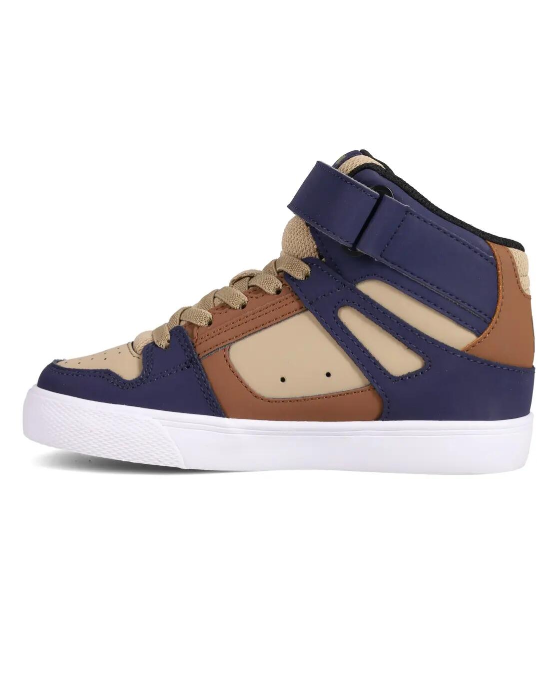 Chaussures en cuir montantes PURE HIGH-TOP EV Bleu Garçon 3/4