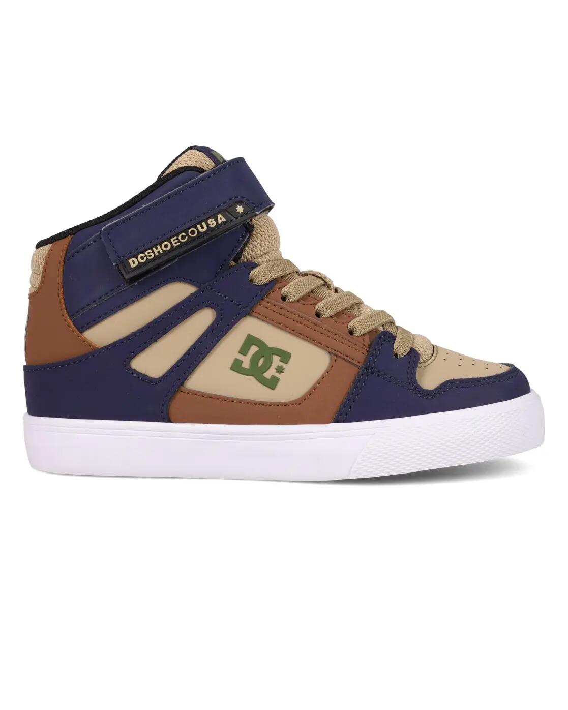 Chaussures en cuir montantes PURE HIGH-TOP EV Bleu Garçon 2/4