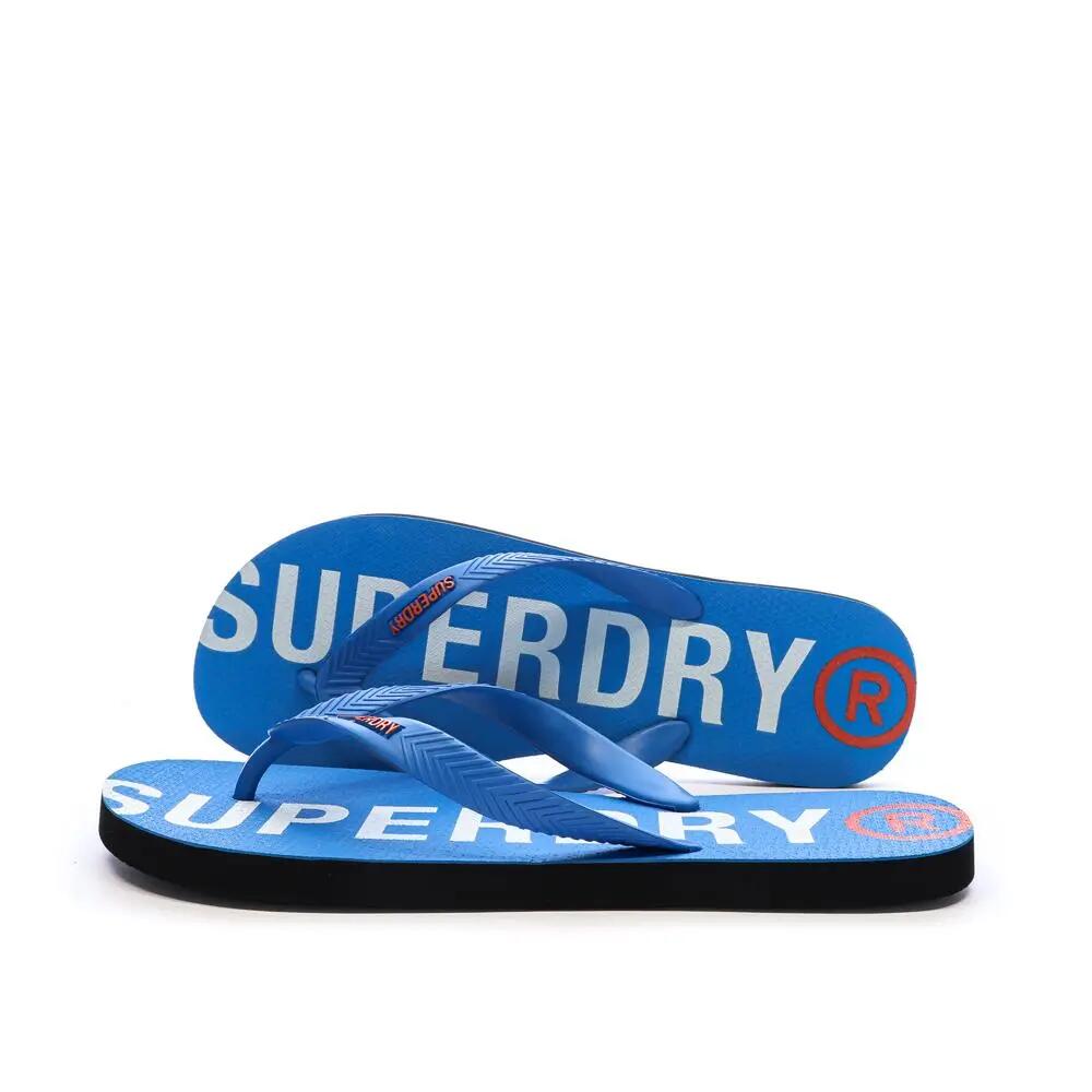 Superdry Men's Core Essential Blue Flip Flops