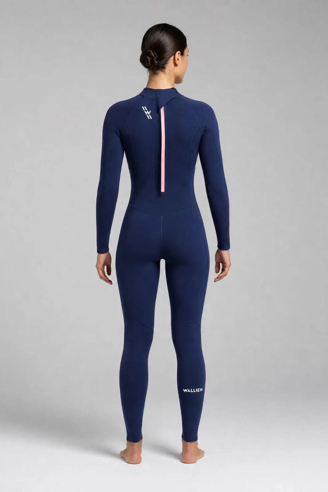 Combinaison Premium 3/2mm Haute Performance Surf Femme - Bleu Marine 3/7