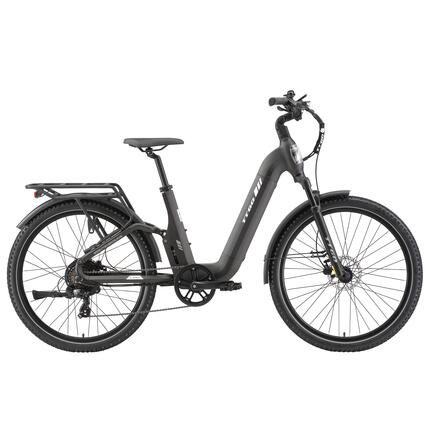 Elektrische stadsfiets voor volwassenen TTGO E-SUVO 250W motor 120km max bereik