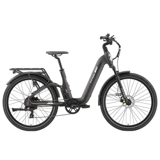 Elektrische stadsfiets voor volwassenen TTGO E-SUVO 250W motor 120km max bereik