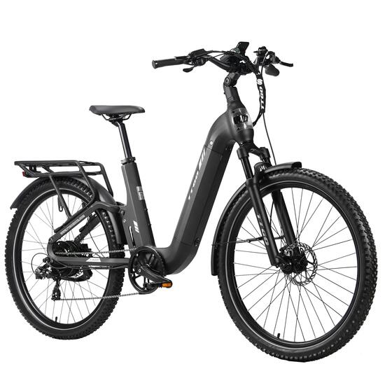 Vélo électrique urbain adulte TTGO E-SUVO batterie 48V15Ah pneu 27,5×2,4" 70N·m