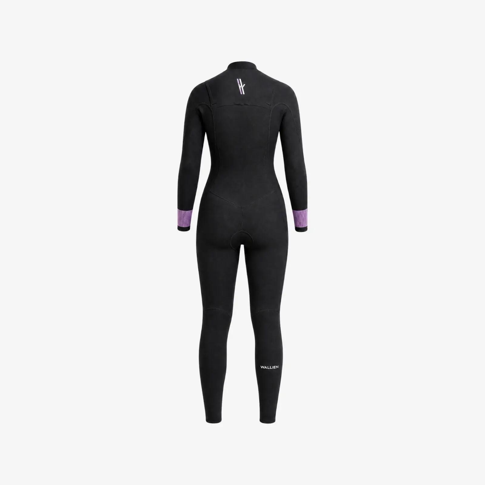 Combinaison Premium 4/3mm Haute Performance Surf Femme - Noir 6/7