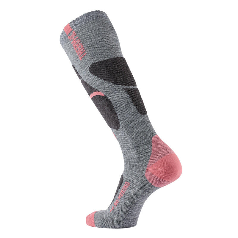 Chaussette de ski chaude et douce en laine mérinos pour femme - Ski Merino Women 3/4