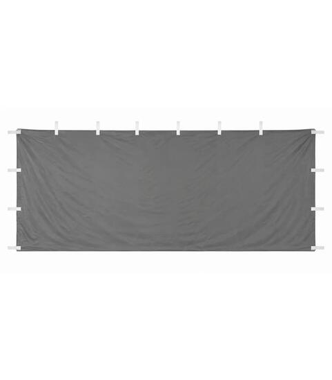 Parete laterale 45x2m gazebo pieghevole - telo impermeabile UV - grigio