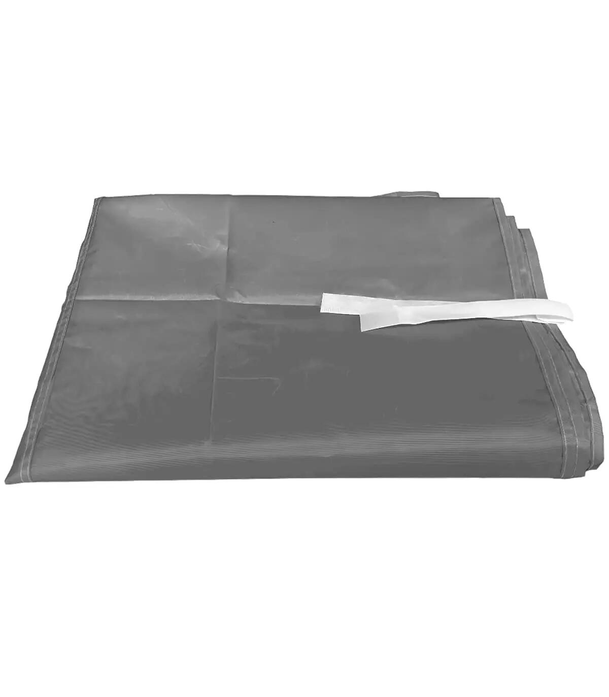Parete laterale 4,5x2m gazebo pieghevole - telo impermeabile UV - grigio 2/4