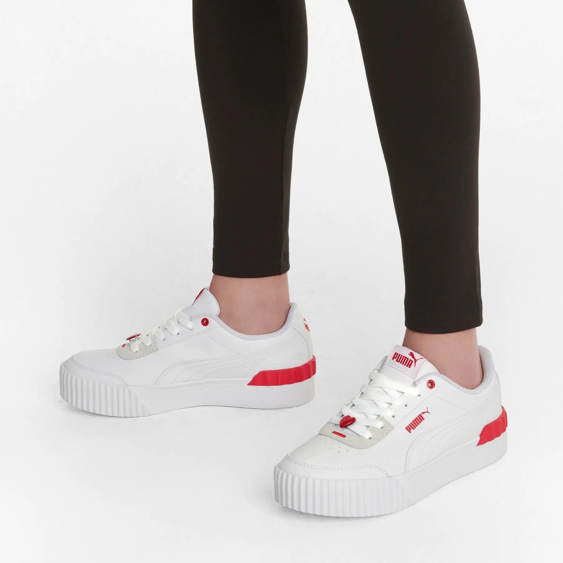 Tênis feminino Puma CARINA LIFT VALENTINE'S, tamanho 37 7/8