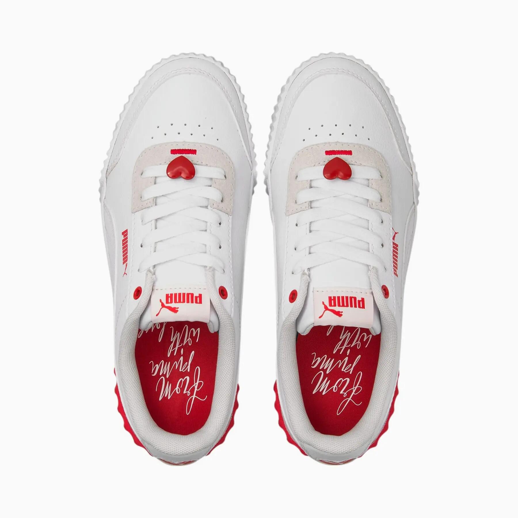 Tênis feminino Puma CARINA LIFT VALENTINE'S, tamanho 37 5/8