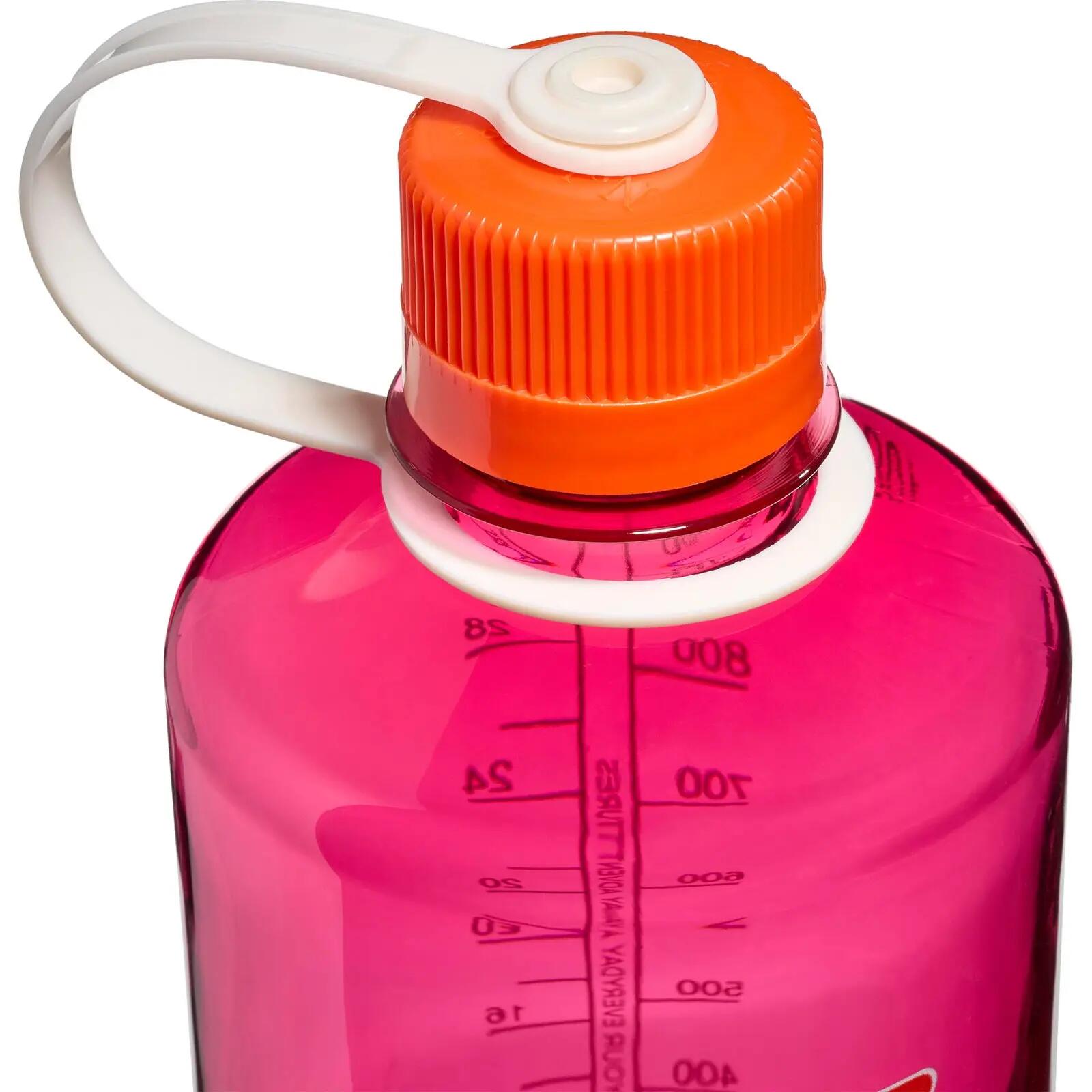 Enghals Sustain Trinkflasche 1 Liter fuchsia purple-flame 3/4
