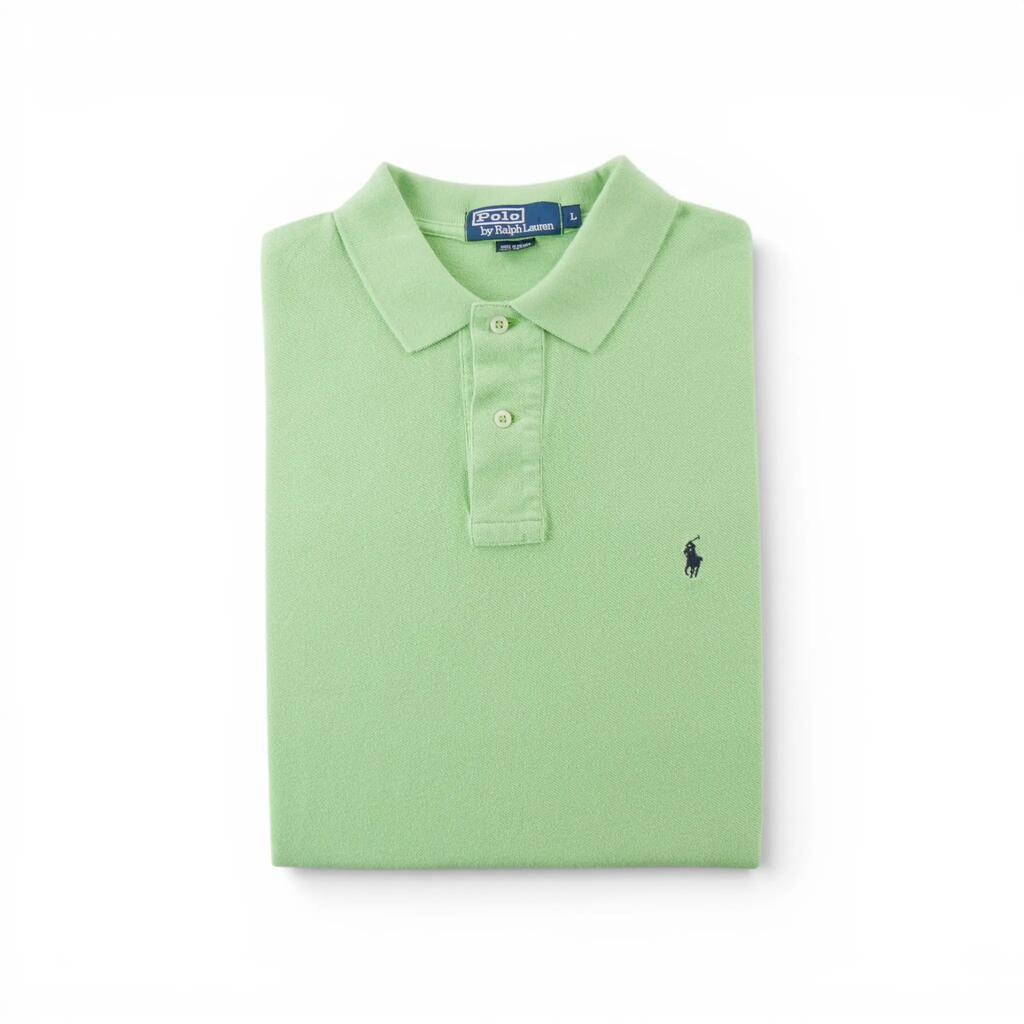 Second life - Polo Ralph Lauren Men's Short Sleeve Polo Green - Very good