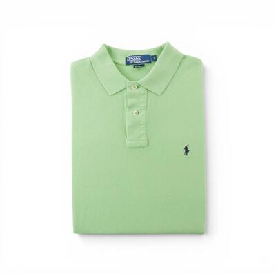 Tweedehands - polo ralph lauren korte mouwen heren groen - zeer goede staat