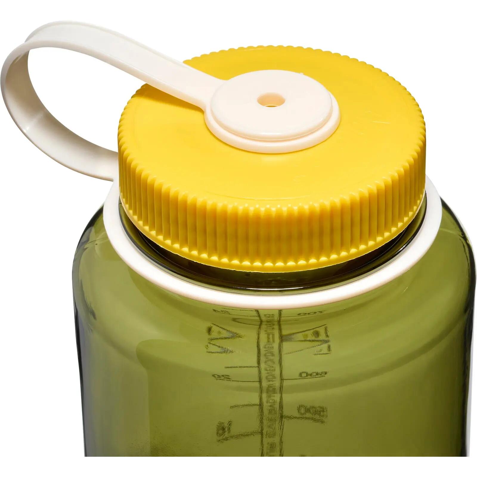 Weithals Sustain Trinkflasche 1,0 Liter oil green-freesia 3/4