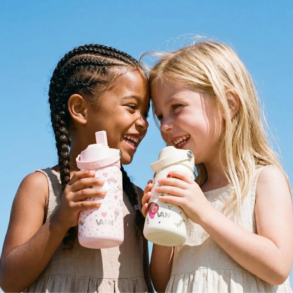 Drinkfles - School - Kids - 400 ml - Isolerend, RVS - Jungle 7/9