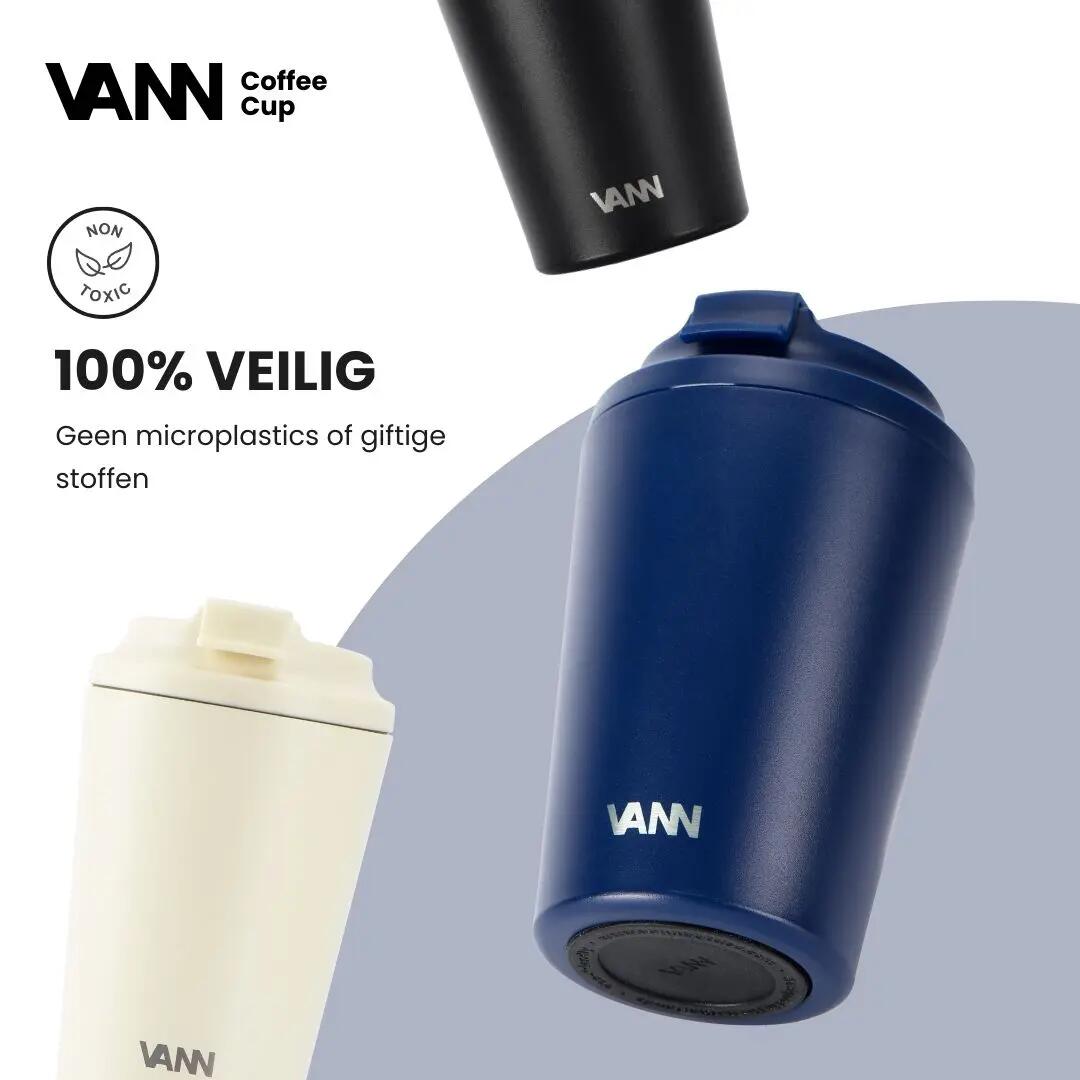 RVS koffiebeker to go - Koffiebeker 350 ml - Oranje 7/9