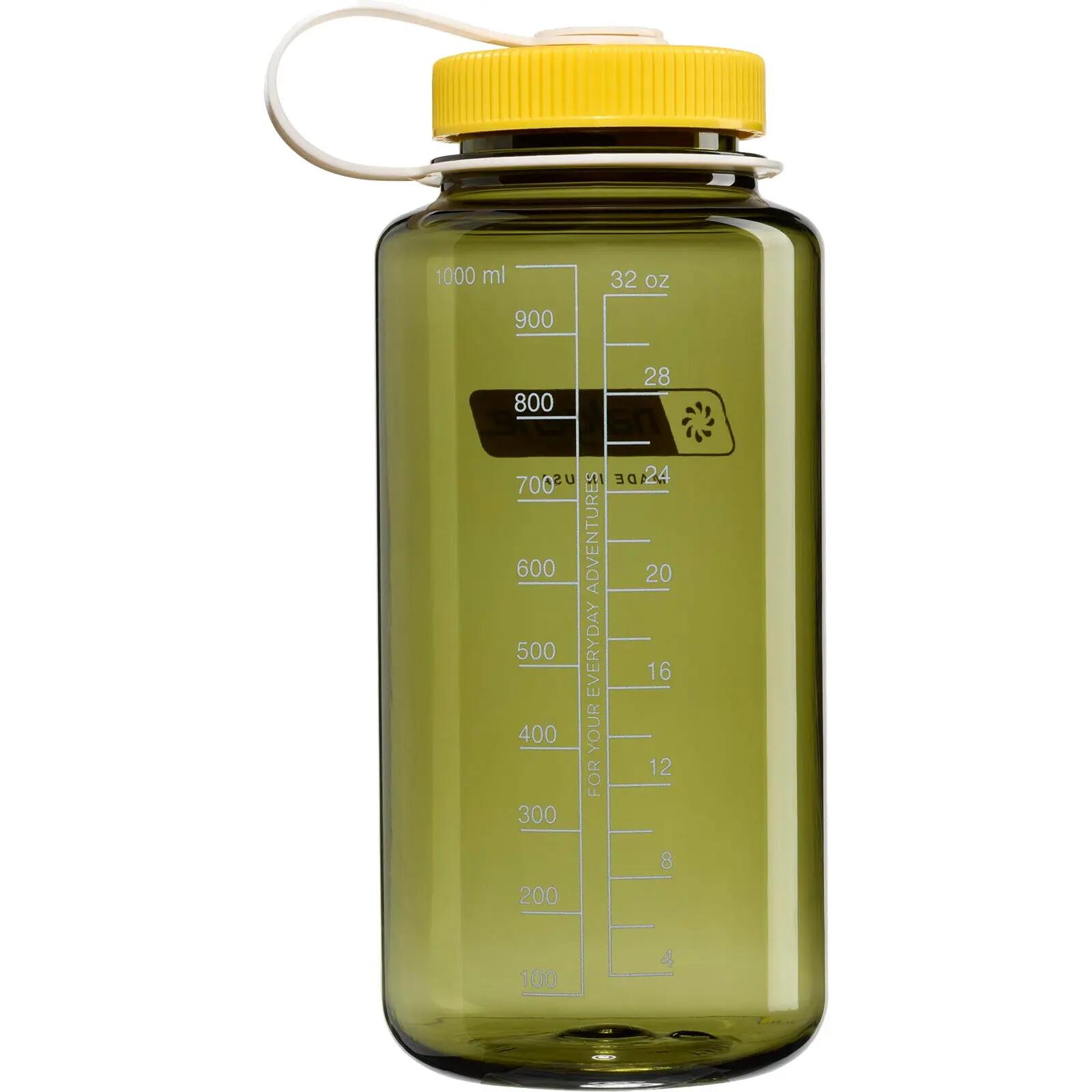 Weithals Sustain Trinkflasche 1,0 Liter oil green-freesia 2/4