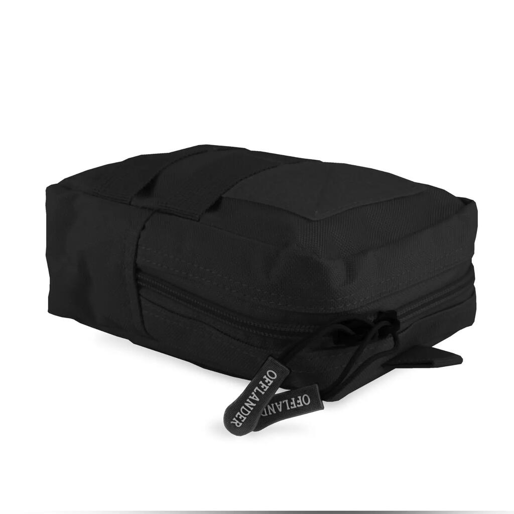 OFFLANDER Molle tactical pouch with Velcro for documents, black