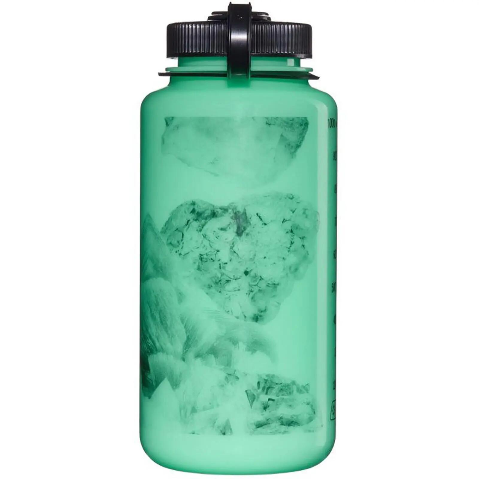 Trinkflasche Weithals Glow Sustain 1 Liter schwarz-crystals 3/4