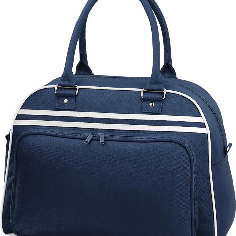 Sac Bowling Rétro - French Navy / White - One Size