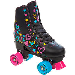 Classic Retro Trista Patines Ajustable Negro