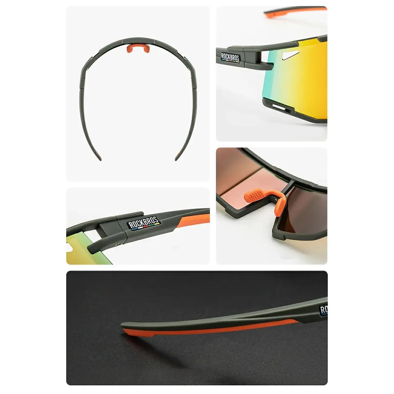 Polarisierte Fahrradbrille 3/4