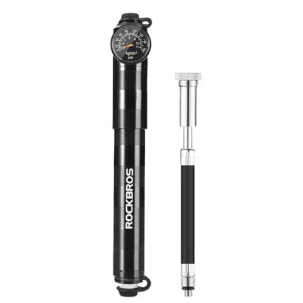 Handmatige fietspomp met manometer