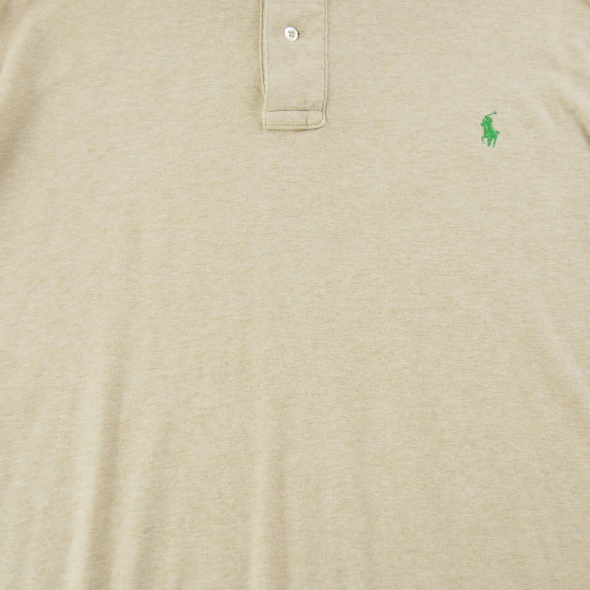 Tweedehands - Polo Ralph Lauren heren korte mouwen beige - Als nieuw 4/6
