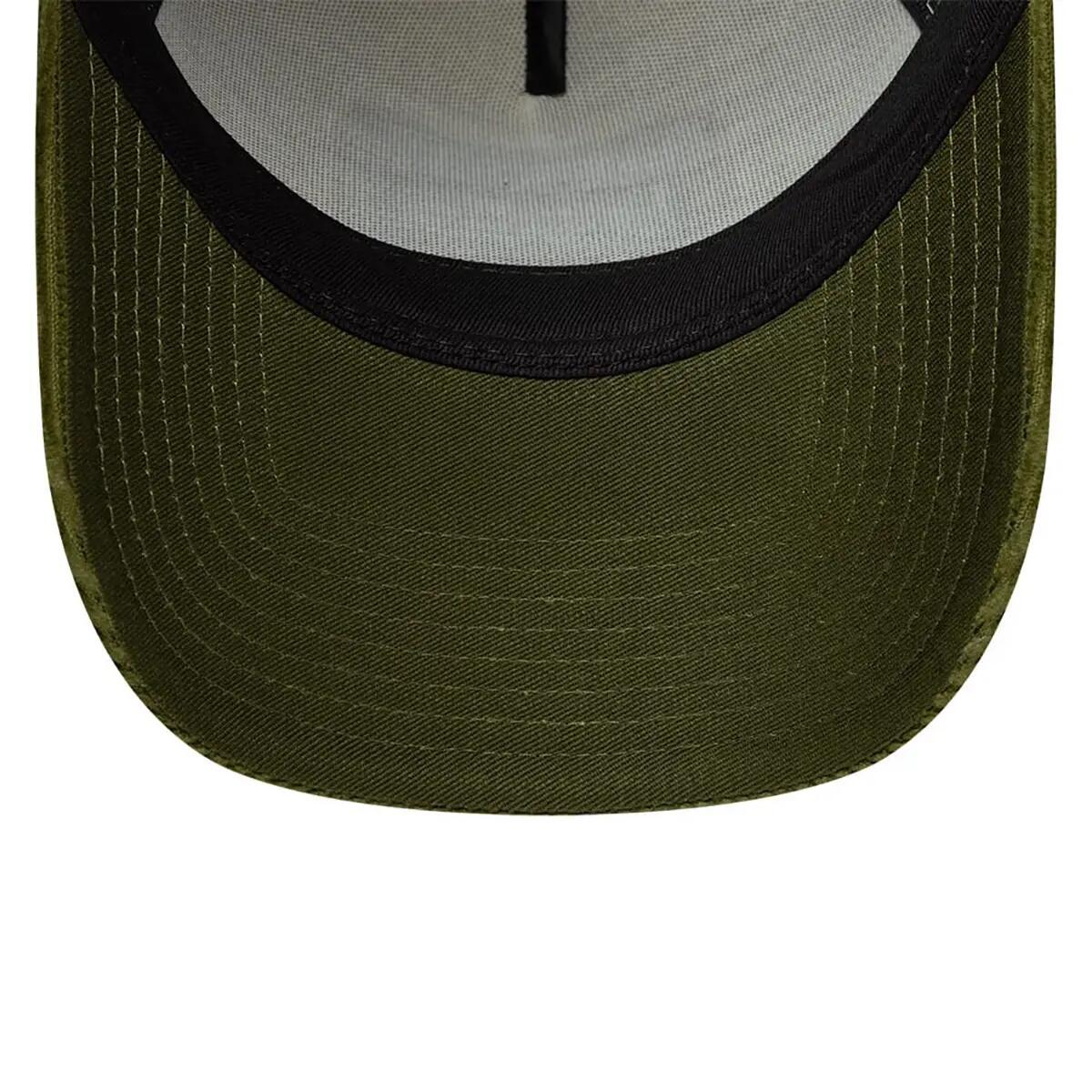 New Era 9FORTY Trucker Cap Patch Cord beige/grün/schwarz 5/5
