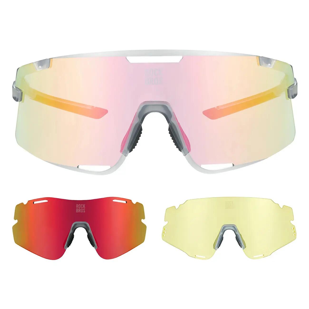 Okulary rowerowe z wymiennymi soczewkami 2/7