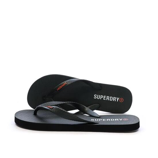 Superdry Core Essential Flip Flops für Herren, Schwarz