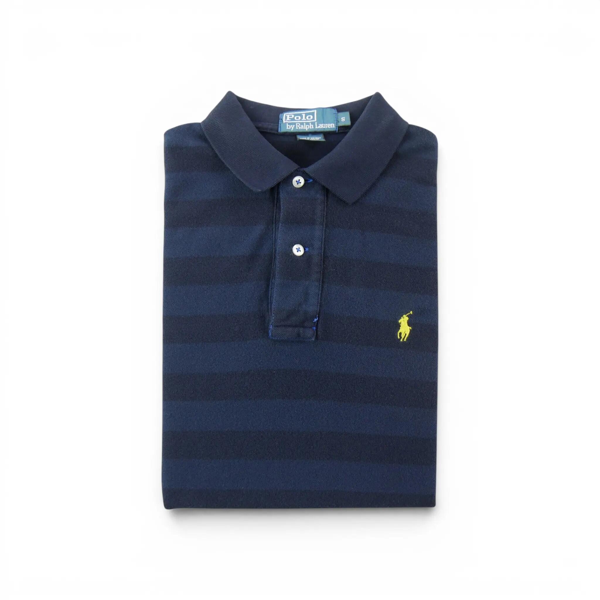 Tweedehands - Polo Ralph Lauren heren polo korte mouw marine - Als nieuw 1/6