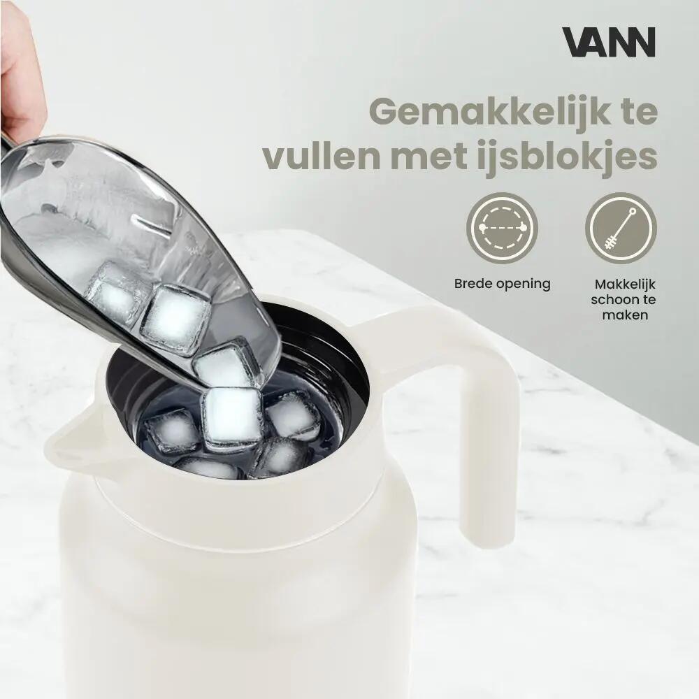 RVS thermoskan - Family Jug 1,5 L - Oatstone 3/8
