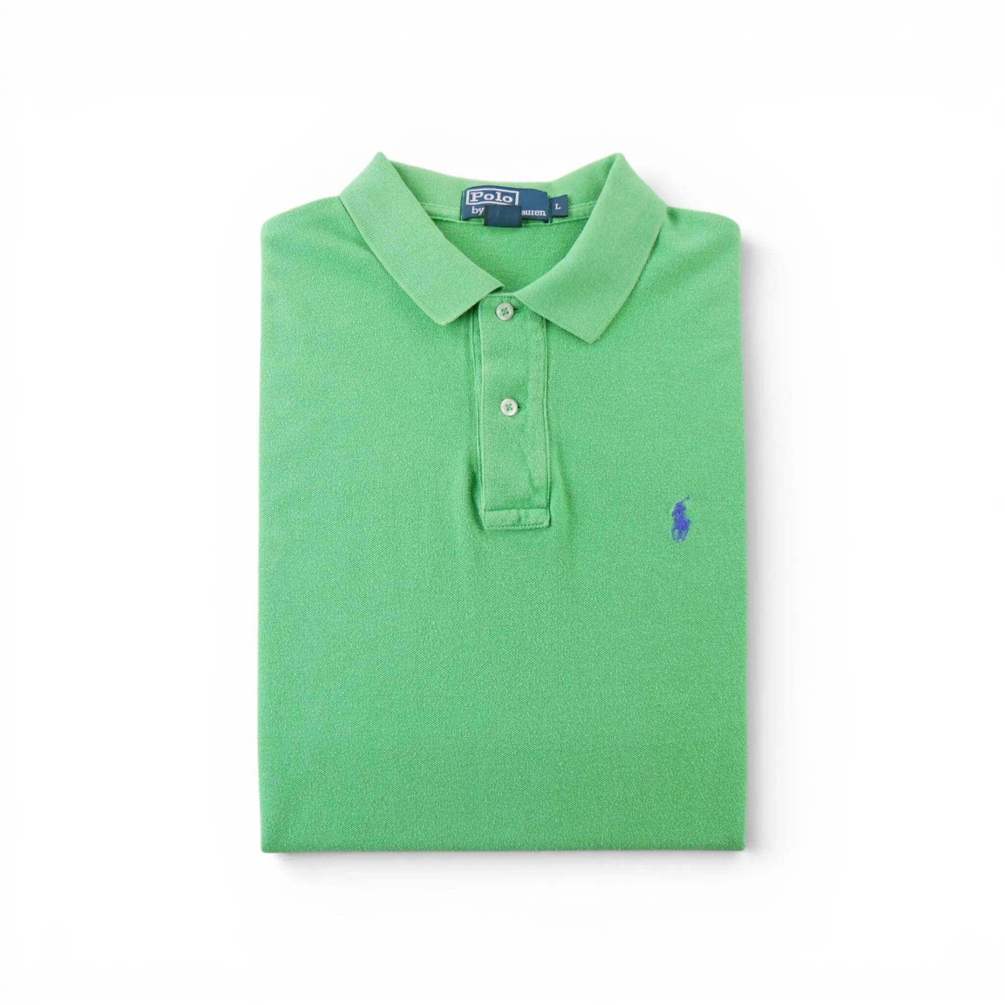 Tweedehands - Poloshirt korte mouwen heren groen Polo Ralph Lauren - Als nieuw 1/6