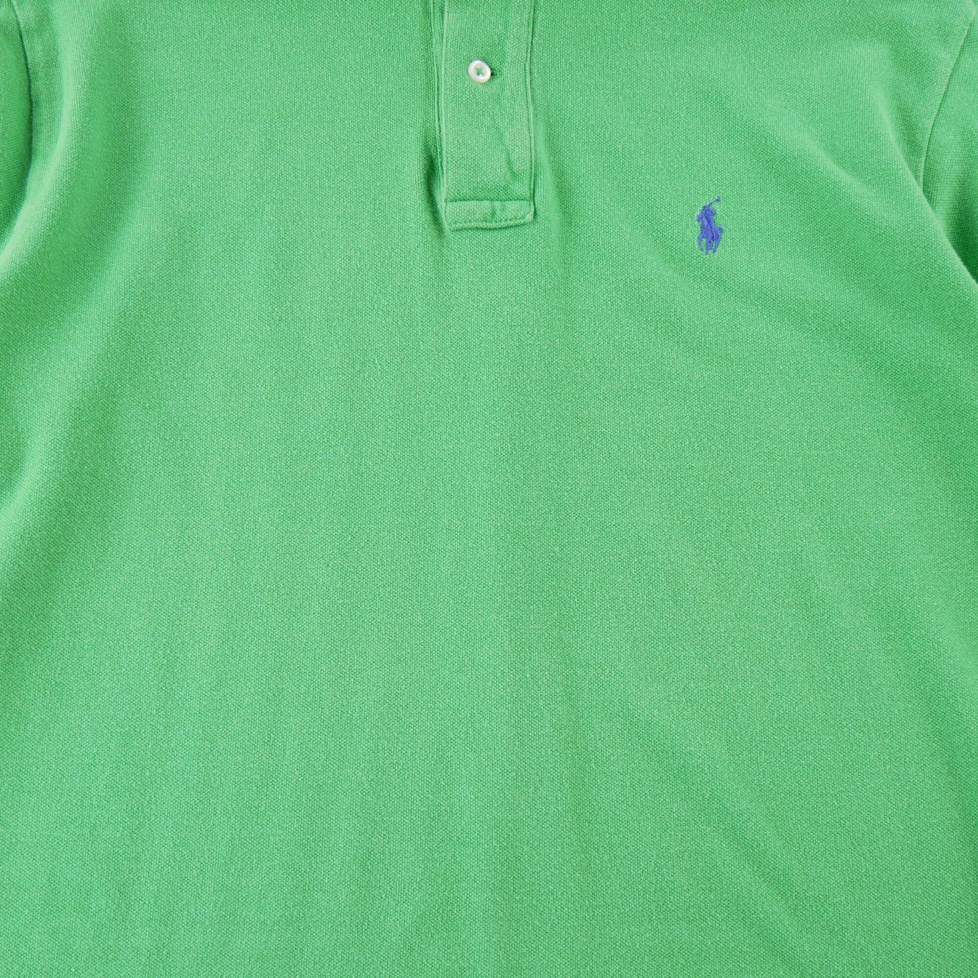 Tweedehands - Poloshirt korte mouwen heren groen Polo Ralph Lauren - Als nieuw 4/6