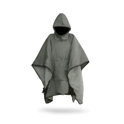 Poncho de campismo impermeável OFFLANDER cinza